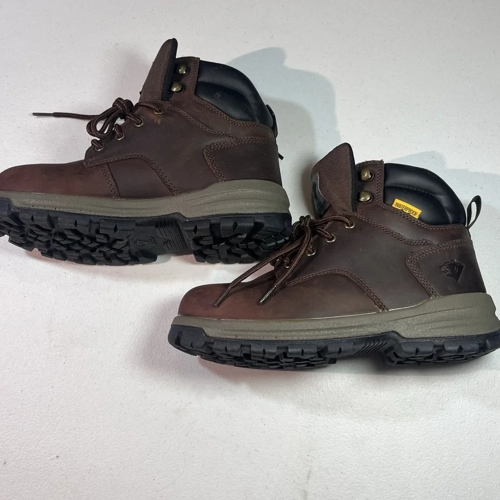 Herman Survivors Men's‎ ASTM F2413-18 Brown Waterproof Work Boots Sz 8 EUC